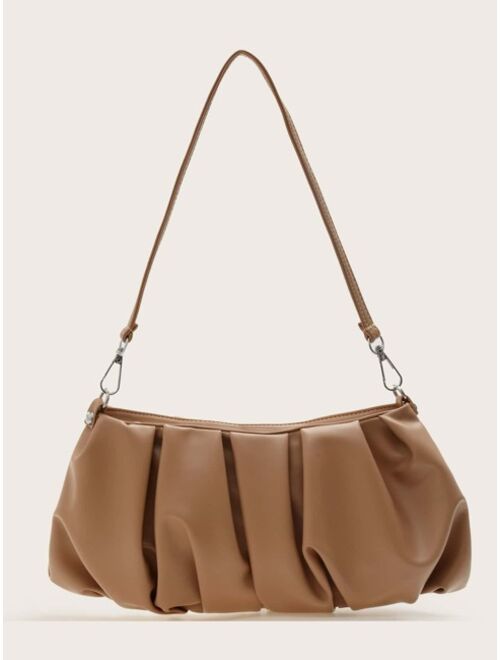Buy Shein Minimalist Ruched Bag online Topofstyle