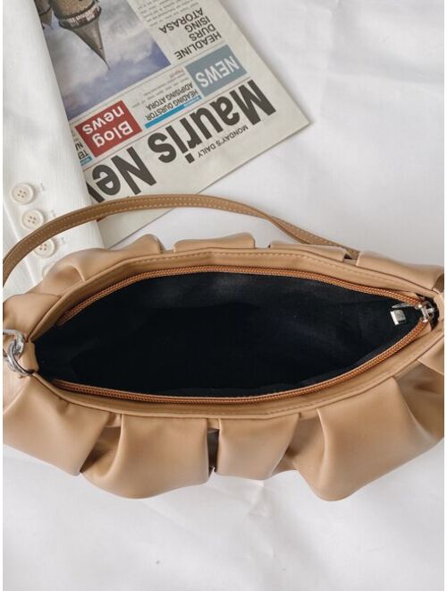 Buy Shein Minimalist Ruched Bag online Topofstyle