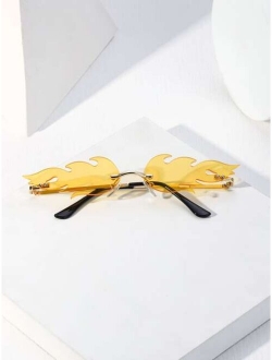 Men Flame Design Sunglasses