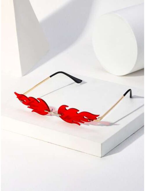 Buy Shein Men Flame Design Sunglasses online Topofstyle