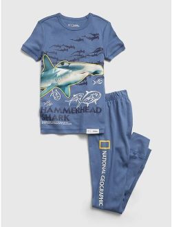 GapKids | National Geographic Hammerhead Shark 100% Organic Cotton PJ Set
