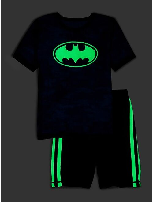GapKids | DC™ Batman Recycled Glow-In-The-Dark Graphic PJ Set