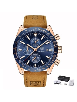 BENYAR Men Watches Brand Luxury Silicone Strap Waterproof Sport Quartz Chronograph Military Watch Men Clock Relogio Masculino