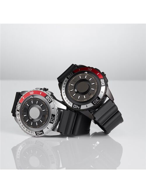 EUTOUR New innovative magnetic metal multi-function men's watch fashion sports quartz watch simple strap pilot