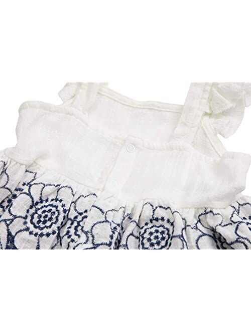 Everly Grey Eyelet Embroidered Two-Piece Dress (Infant/Toddler)
