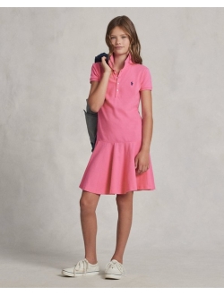 Short Sleeve Polo Dress (Little Kids)