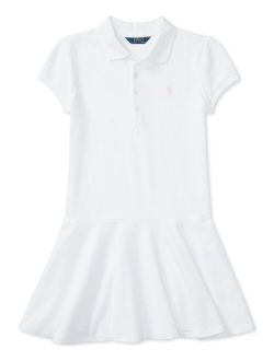 Short Sleeve Polo Dress (Little Kids)