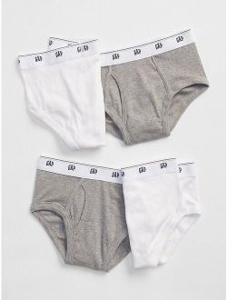 Kids Solid Briefs (4-Pack)