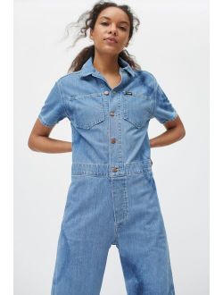 Denim Short Sleeve Coverall Free Spirit