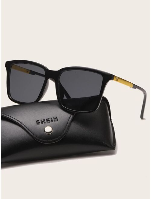 Shein Men Square Frame Sunglasses