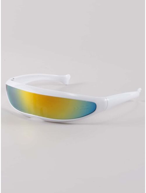 Shein Men Tinted Lens Novelty Sunglasses