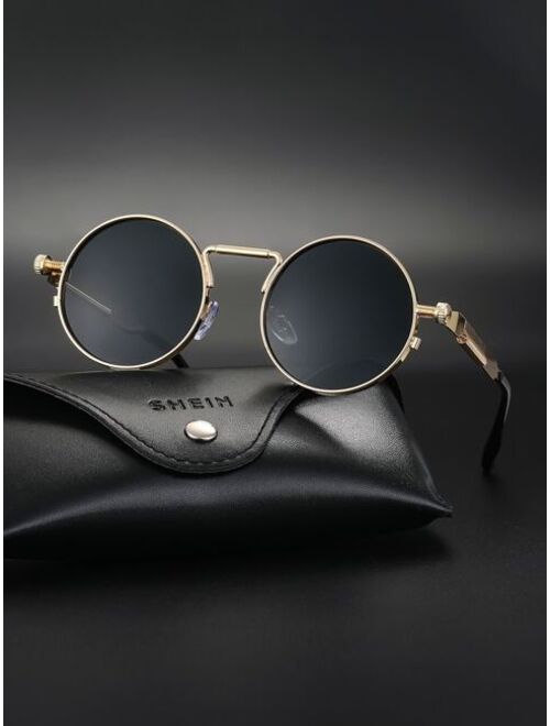 Shein Men Round Frame Sunglasses