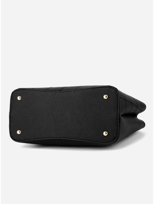 Shein Seam Detail Tote Bag