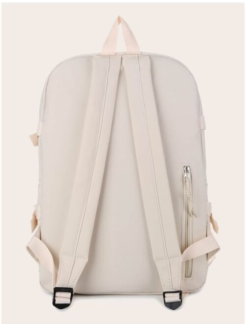 Shein Clear Detail Large Capacity Backpack