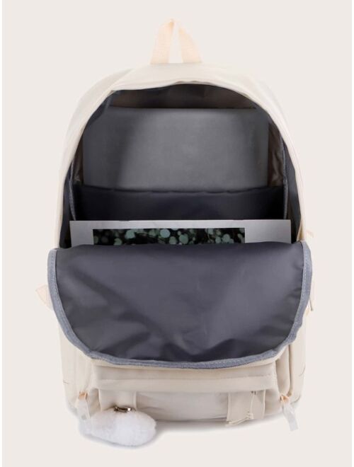 Shein Clear Detail Large Capacity Backpack