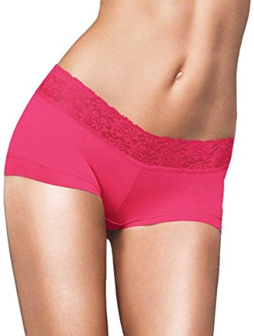Maidenform Cotton Dream Boyshort with Lace