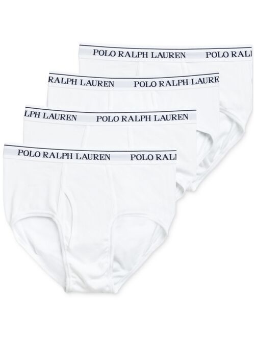Polo Ralph Lauren Men's 4-Pk. Classic-Fit Mid-Rise Briefs