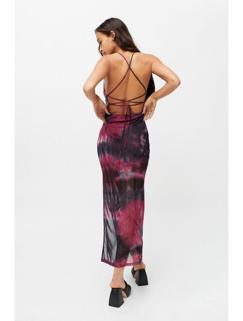 Urban outfitters UO Sunburst Strappy Maxi Dress