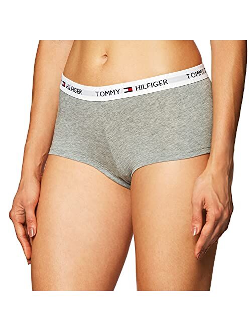 Tommy Hilfiger Women's Sporty Band Boyshort Underwear Panty, Multipacks and Singles