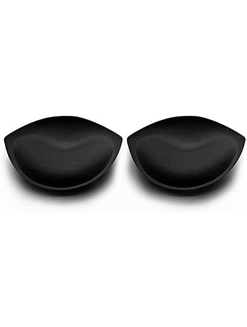 LISM Bra Pads Inserts Push up Swimsuit Inserts Breast Enhancers Removable A Cup Beige