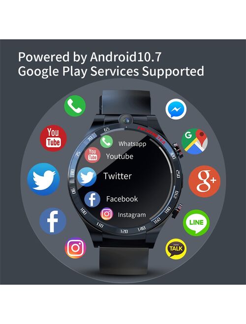 Appllp 4 4g Smart Watch Men Wifi Gps Watches 4gb 128gb Android 10.7 Watch Phone Digital Wristwatches Smart Watches