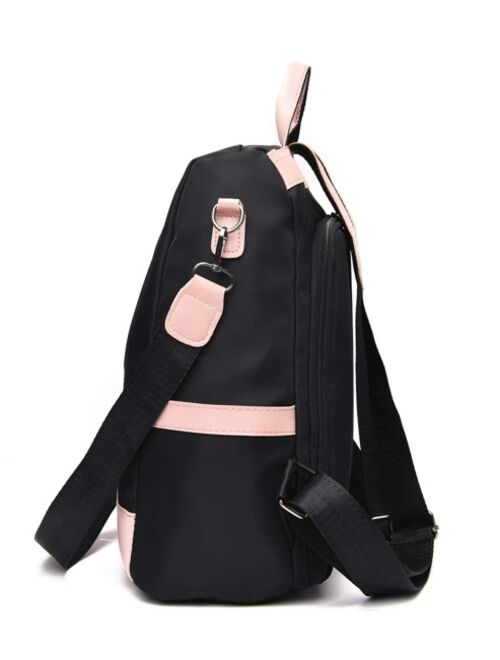 Shein Two Tone Functional Backpack