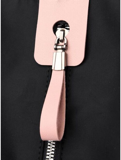 Shein Two Tone Functional Backpack