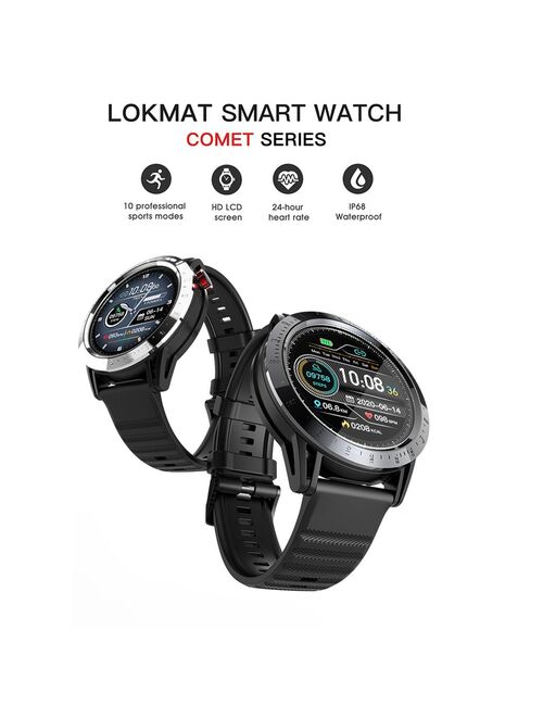 2021 LOKMAT 1.3"Full Touch Screen Sport Smart Watch Heart Rate Waterproof Finess Tracker Smartwatch Men Women For Android IOS