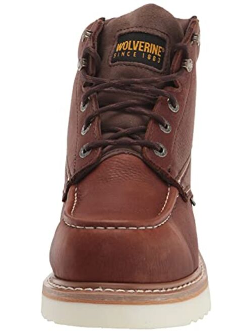WOLVERINE Men's Loader Waterproof Steel Toe Construction Boot