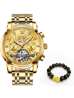 Automatic Men's Watches Top brand luxury men watch Green mechanical wristwatch men waterproof reloj hombre 9910