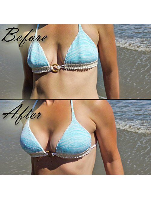 Buy Push Up Bra Pads Insert Breast Enhancer Cups in Sexy Colors + Free Double  Sided Tape online