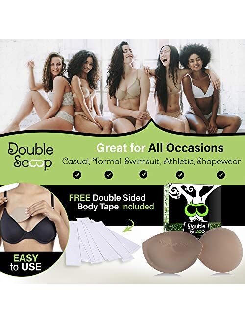 Double Scoop, Intimates & Sleepwear, Removable Inserts Push Up Bra Pads  Insert Size C