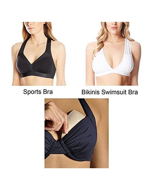 6 Pairs Bra pad Insert For sports bra or Bikini Tops