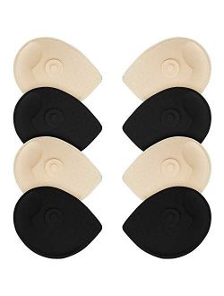 FANMAOUS 4 pairs Bra Pads Inserts Women's Sports Bra Cups Replacement Insert For Bikini swimsuit