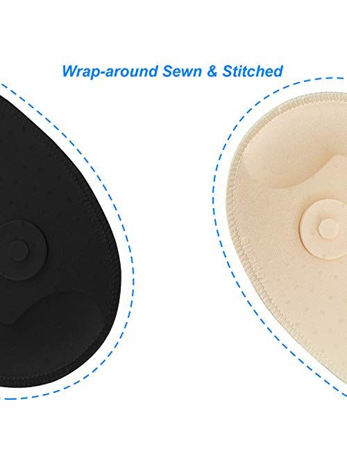FANMAOUS 4 pairs Bra Pads Inserts Women's Sports Bra Cups Replacement Insert For Bikini swimsuit