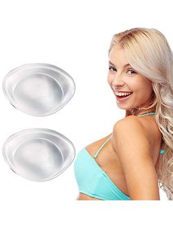 Silicone Bra Inserts, Gel Breast Pads to Enhance Cleavage/Add 1-2 Cups, Suitable for Bras/Dresses/Suspenders/Swimsuits