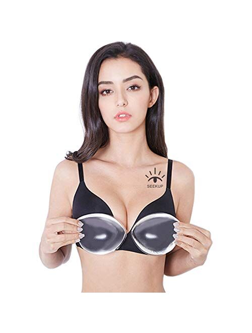 Buy Women Silicone Bra Pads Inserts Breast Enhancer Bust Push up Pads  Cleavage-Enhancing Swimsuit Enhancement M, L, XL online