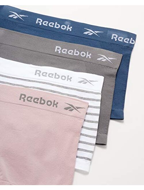 Reebok Women's Underwear - Seamless Boyshort Panties (8 Pack)