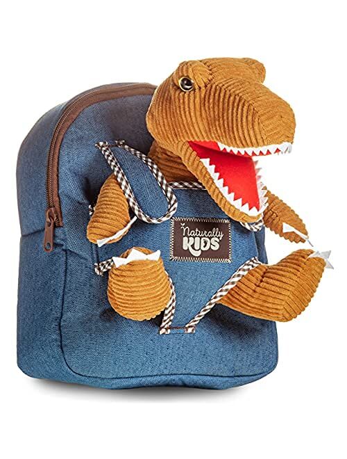 Naturally KIDS Small Unicorn Backpack for Girls Unicorn Toys for Girls Age 5 - Unicorns Gifts for Girls Unicorn Stuffed Animal for Girls - Unicorn Plush Toys for 3 4 6 7 