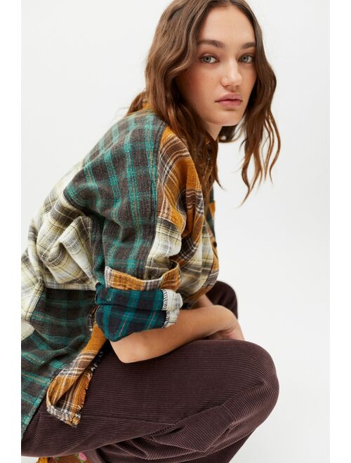 BDG Ted Patchwork Flannel Shirt