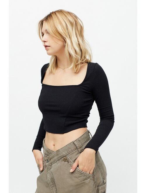 Urban outfitters UO Meg Square Neck Top
