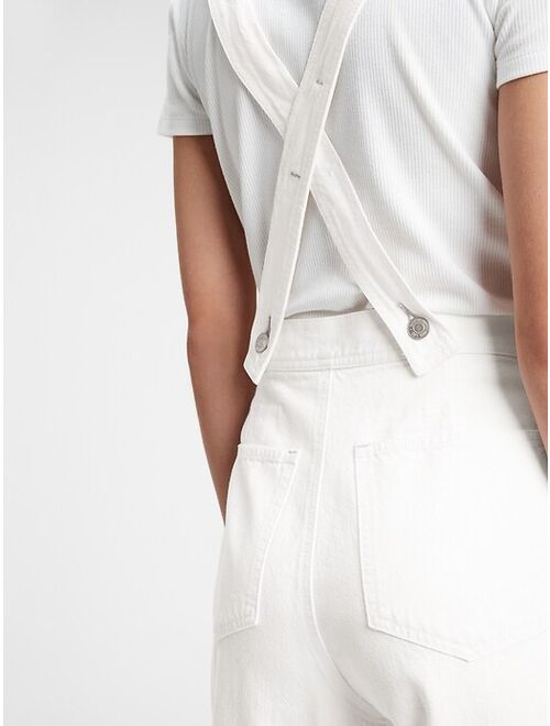GAP Wide-Leg Suspender Jeans With Washwell™