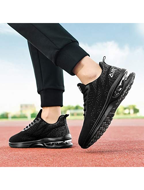 GANNOU Women's Air Athletic Running Shoes Fashion Sport Gym Jogging Tennis Fitness Sneaker US5.5-10