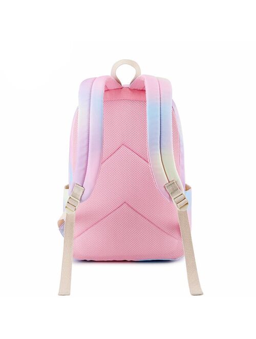 Buy Girls Backpack for School Rainbow 15.6'' Laptop Kids Bookbag Teen ...
