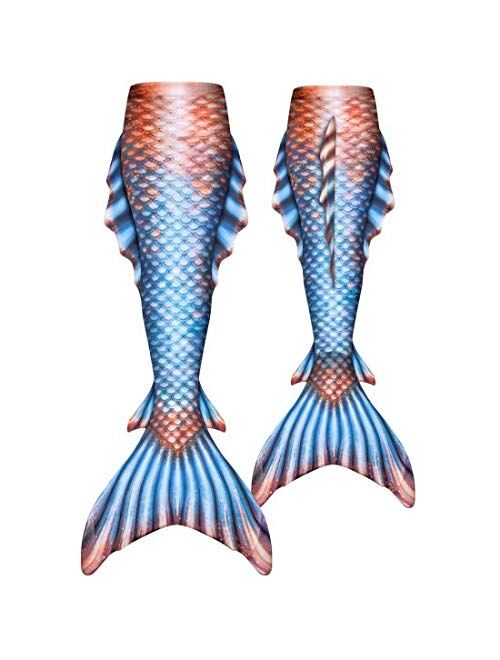 Adult & Teen Sizes Fin Fun Atlantis Adult Mermaid Tail for Swimming Monofin Included 