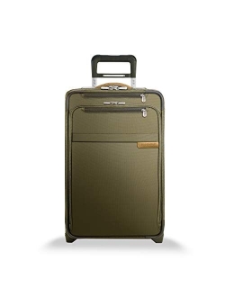 Baseline-Softside CX Expandable Medium Checked Upright Luggage, Black, 25-Inch