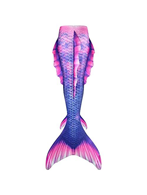 Fin Fun Atlantis Adult Wear-Resistant Mermaid Tail Skin, Monofin Insert Not Included - Adult & Teen Sizes