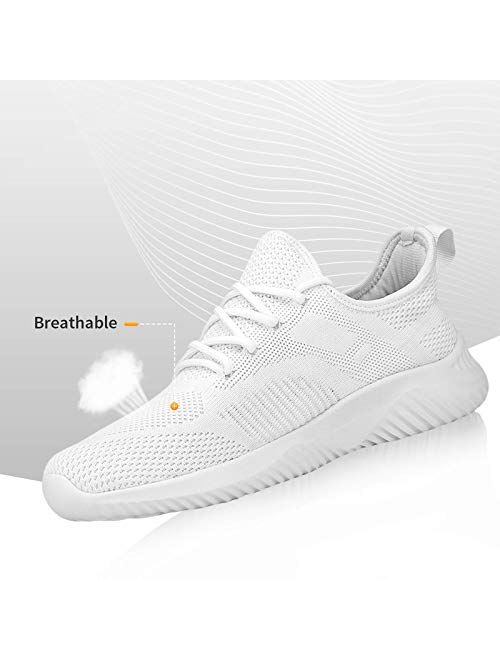 Flysocks Slip On Sneakers for Men-Fashion Sneakers Walking Shoes Non Slip Lightweight Breathable Mesh Running Shoes Comfortable