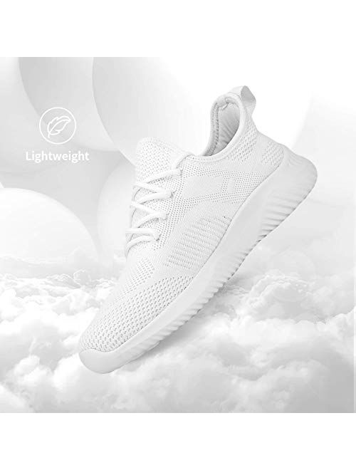 Flysocks Slip On Sneakers for Men-Fashion Sneakers Walking Shoes Non Slip Lightweight Breathable Mesh Running Shoes Comfortable