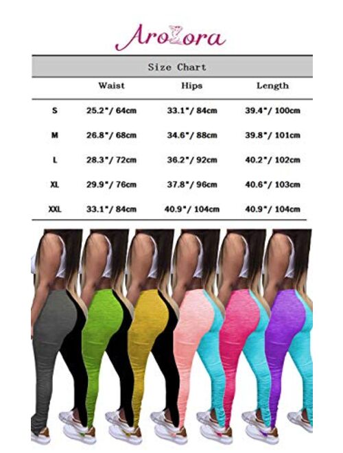 Aro Lora Women's Sport High Waist Bell Bottom Ruffle Drawstring Yoga Flare Long Pant Casual